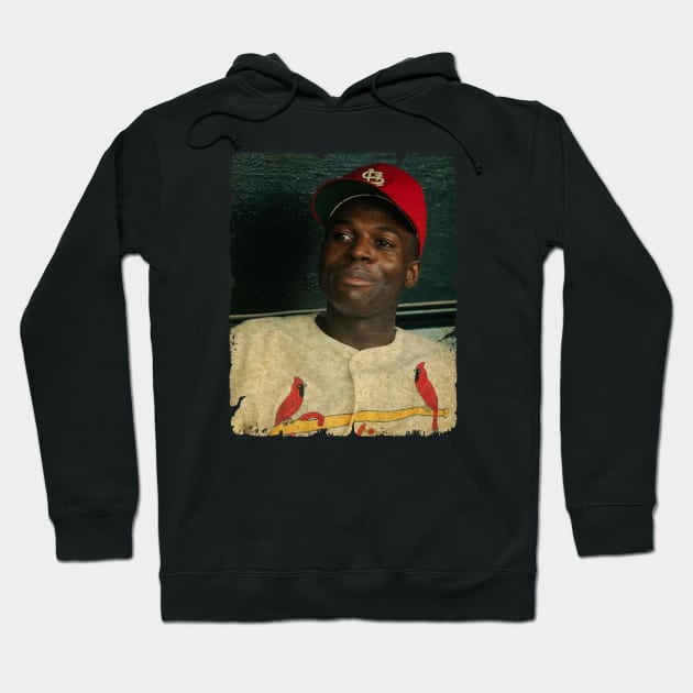 Lou Brock in St. Louis Cardinals Hoodie by anjaytenan